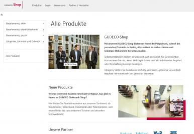 Der neue GUDECO Webshop ist online!