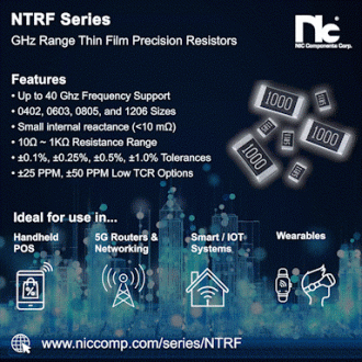 Widerstände mit geringer Reaktanz und bestens geeignet für hohe Frequenzen