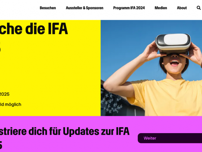 Die IFA 2025 in Berlin. 