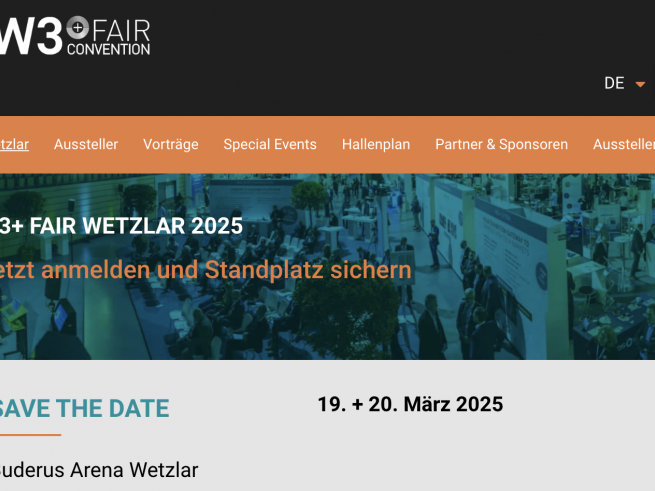 2025 in Wetzlar: Die W3+ Fair Messe 