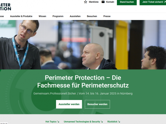 Perimeter Protection 2025 in Nürnberg