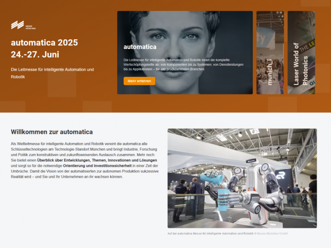 Die automatica in München 2025