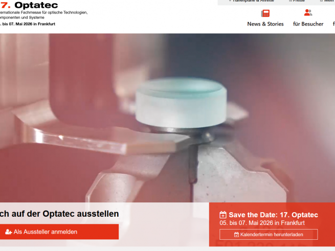 Die Optatec in Frankfurt 2026